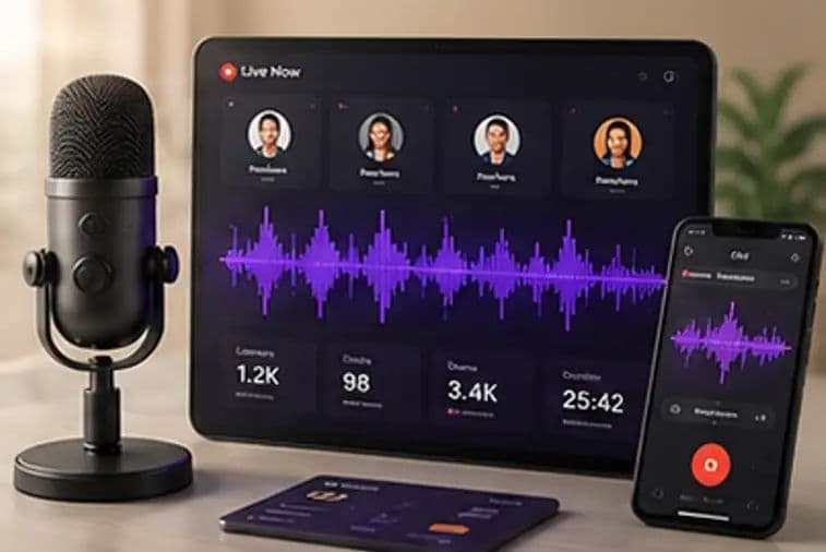 PulseCast — Live audio that sounds like the room